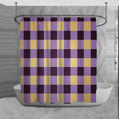 Rideau de douche Naftali Gingham