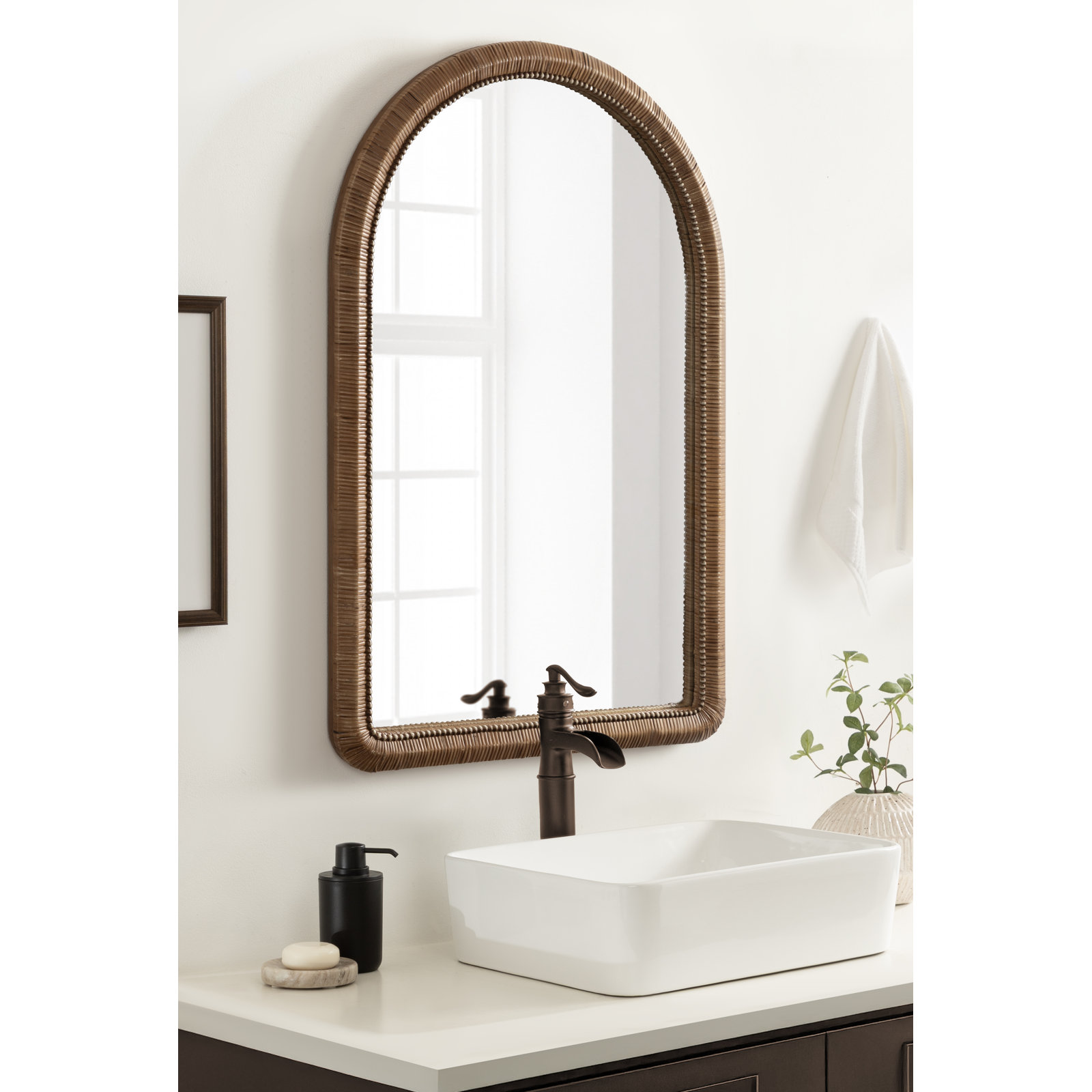 24" Arch Accent Mirror