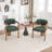 Bula Stanford Upholstered Curved Solid Wood Dining Chair-114256775