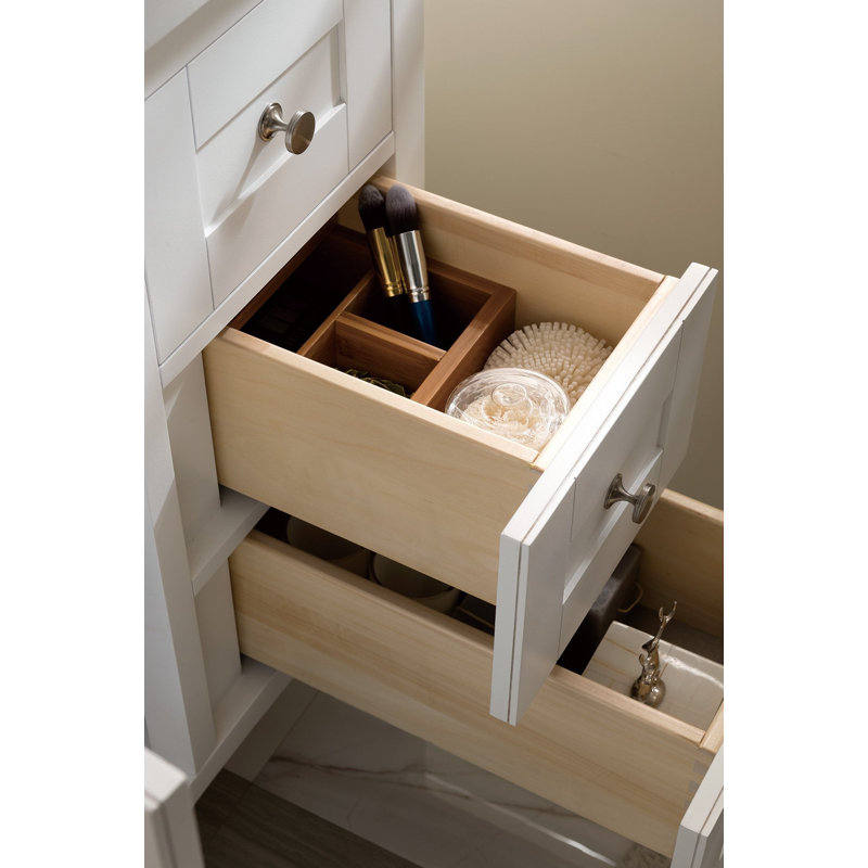 Palisades 30'' W Single Vanity, White Zeus, Bright White