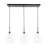 Keech 3-Light Dimmable Iron Pendant 