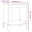  Armoire de chevet rectangulaire en bois d'ingénierie noir-962239423
