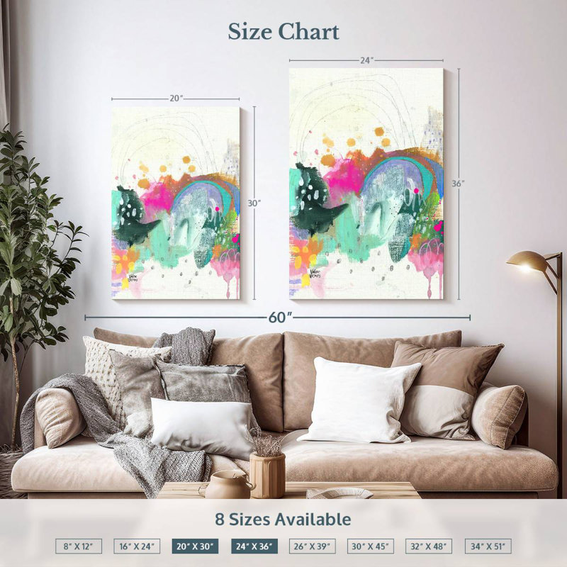 Avery Pastel Confetti I, H 36 po x l 24 po