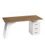 Bureau de direction 55 pouces Farmhouse, grand bureau d'ordinateur