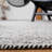 Braintree Flat Weave Wool/Cotton Rug in Ivory/Black-529709785