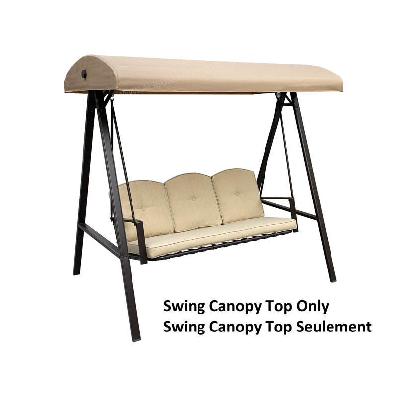 APEX GARDEN Replacement Canopy for Model #GSS00132D Cunningham 3-Seater Patio Swing