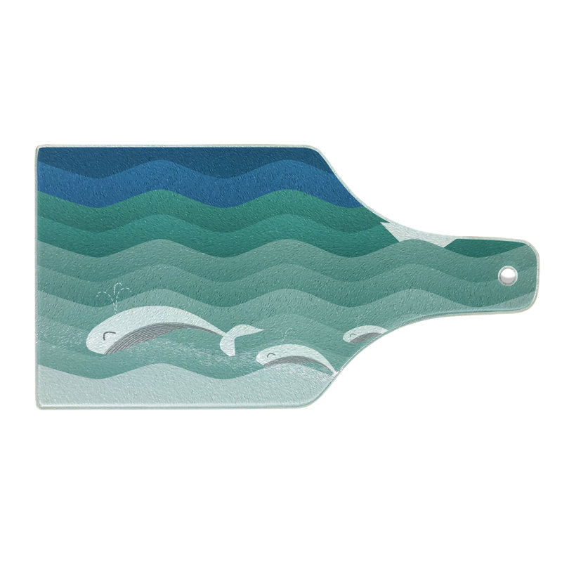 Planche à découper en verre trempé Ambesonne
