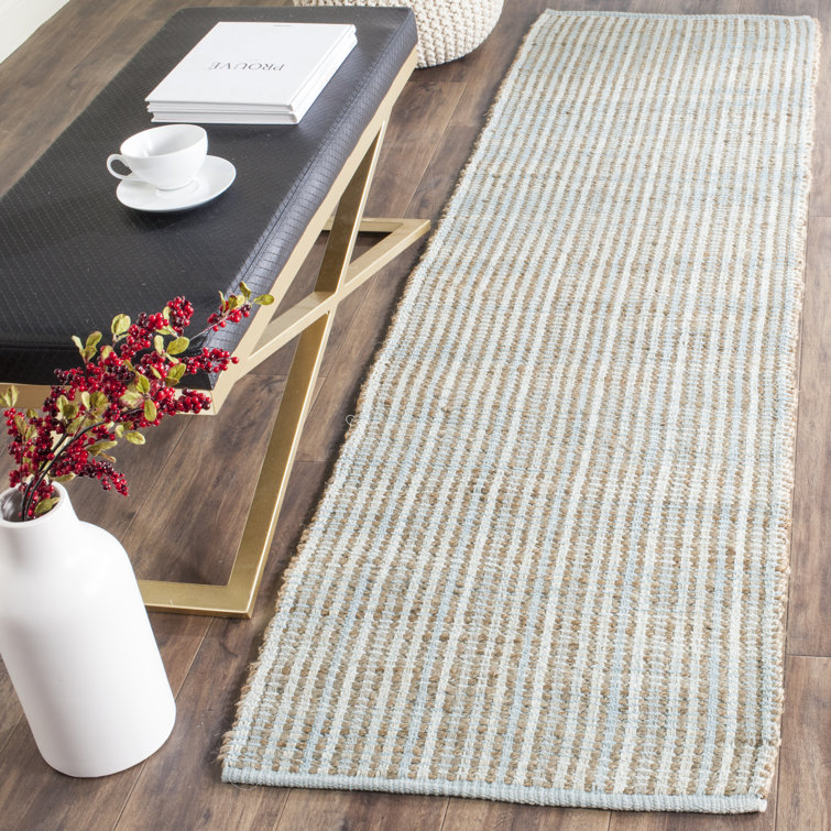 Doleman Hand Woven Jute/Cotton Solid Color Rug in Natural