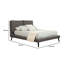 Lit plateforme tapissier Alia-2108698075