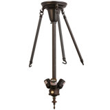 Arts And Crafts 3 - Light Semi Flush Mount