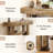 41.34'' Farmhouse Entryway Console Table With Storage Shelves, 2-tier Narrow Sofa Table With Sturdy H-shaped Legs-803863432