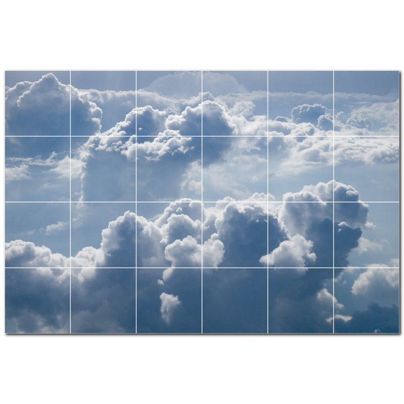 Photo de nuages 4,25 x 4,25