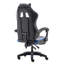 Radelldar Adjustable Reclining Ergonomic Faux Leather Swiveling PC & Racing Game Chair with Footrest-64975276-64975287