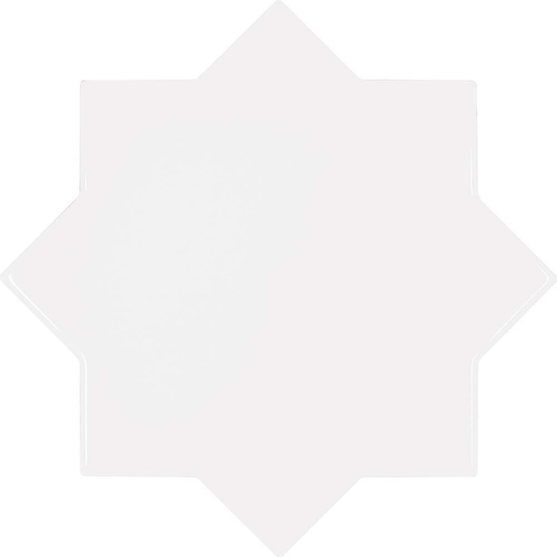 Siena 5.35'' W x 5.35'' L Ceramic Singular Tile, Pearl White