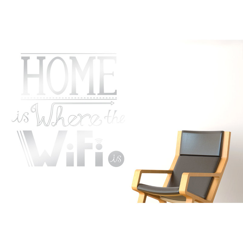 Wall Decal, Shiny Silver