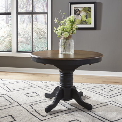 Judique Pedestal Dining Table w/ 15" Leaf