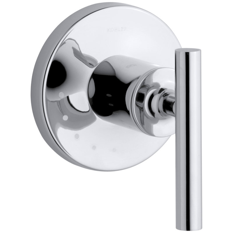 Purist® Valve Trim with Lever Handle for Volume Control Valve, Polished Chrome