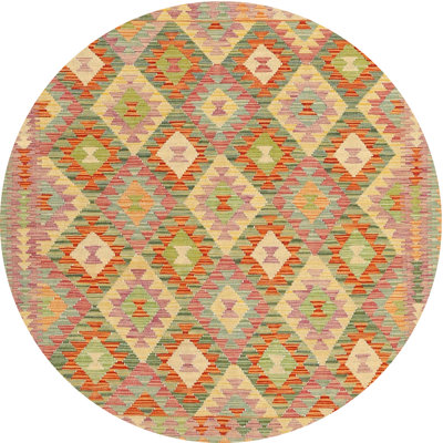 Tapis orange / vert mer Steede