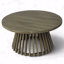 Table basse d'extérieur en bois d'acacia, ronde-1752440653