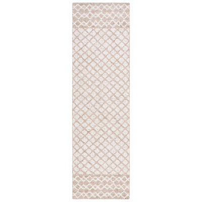 Abstract Hand Tufted Wool, Cotton Geometric Rug