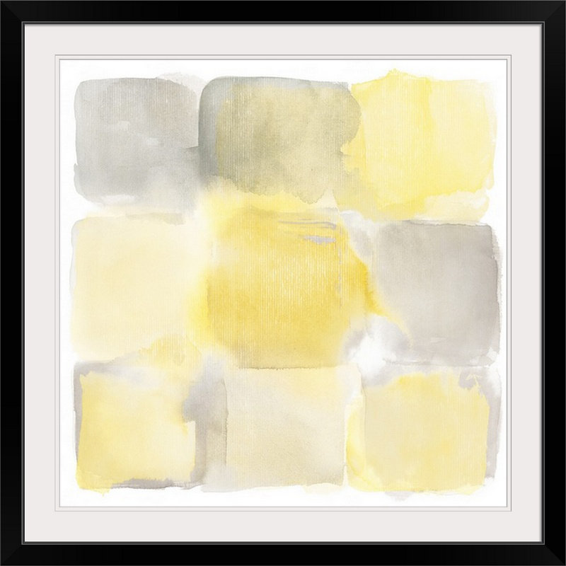 Brittnye «Two Tone I» par Mike Schick, reproduction d'art, Cadre noir, H 24 po x l 24 po x P 1 po