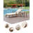 SeeHill Pool Lounge Chair, Aluminum Outdoor Chaise Lounge with Thick Cushion, Outdoor Lounger Pool Furniture with 6-Position Adjustable Backrest, Patio Lounge Chair for Outside, Deck-959155903