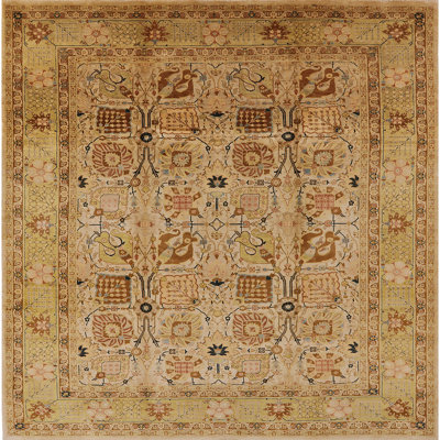 Tapis oriental jaune