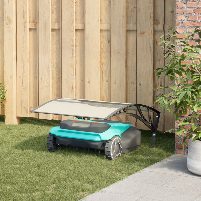 Robot tondeuse Vidaxl noir 31,5 po x 39,8 po x 18,1 po