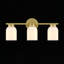 Luminaire de salle de bain moderne à 3 lumières à intensité variable avec abat-jour blanc Breult-1493282843