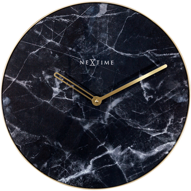 Burkburnett Marble Print 16" Wall Clock
