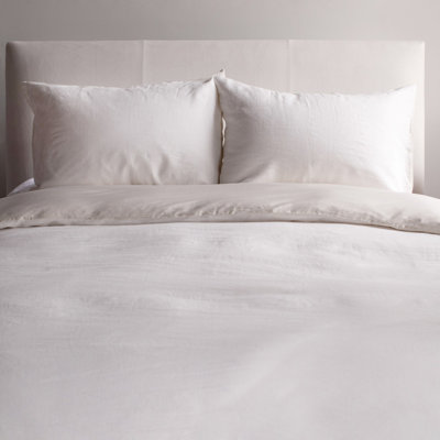 French Linen And Cotton Duvet Cover & Sham Set