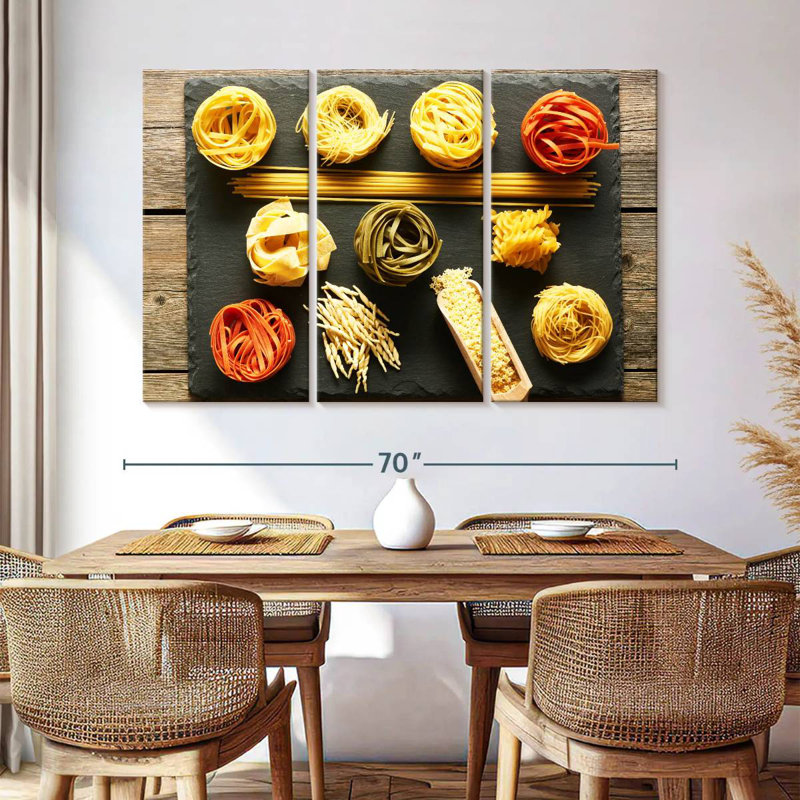 Yarlin Pasta, 42" H x 65" W