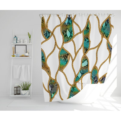 Naylor Polyester Shower Curtain Set