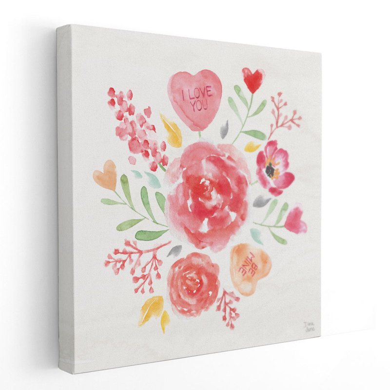 «Love Always IV», reproduction d'art sur toile, H 12 po x l 12 po