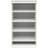 Modular Stackable Shoe Shelf Unit With Adjustable Angled Shelves And Decorative Trim For Closet Organization