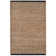 Gridwork Striped Handmade Flatweave Black/Brown Area Rug