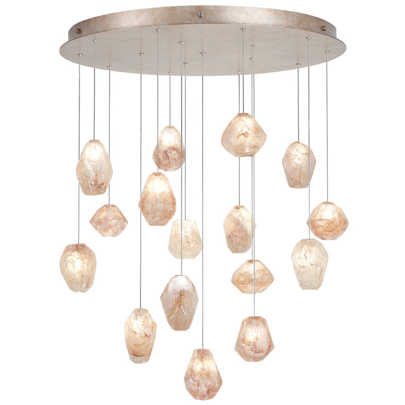 Natural Inspirations 16 - Light Pendant, Silver, 4.75" H x 32" W x 32" D
