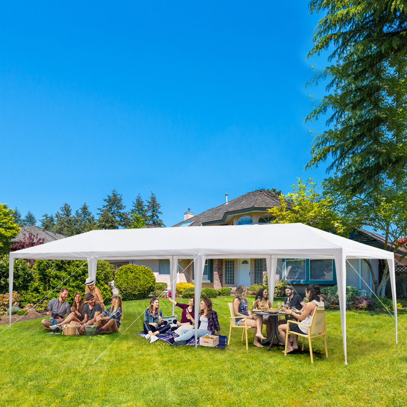 30 FT. X 10 FT. Rectangular White Party Canopy, 30 (ft) X 10 (ft)