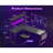 53 Inch L Shaped Desk With LED Lighting, Reversible Gaming Desk With Power Outlets, Cornor Computer Table With Storage Shelves & Bag & Iron Hook, Home Office Table For Writing, Study, Black