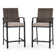 Capirano Outdoor 63.54cm Counter Stool with Cushion