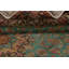 Tapis unique noué à la main de style années 1950 de 7 pi 10 po x 11 pi 3 po noué à la main vert / beige