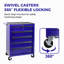 Coffre à outils roulant en métal avec 5 tiroirs, armoire à outils à 5 tiroirs de 20 po avec glissières à roulement à billes, coffre à outils en acier-698659739