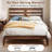 Full Size Wood Bed Frame with Slat Headboard Under-Bed Storage Space-894182169