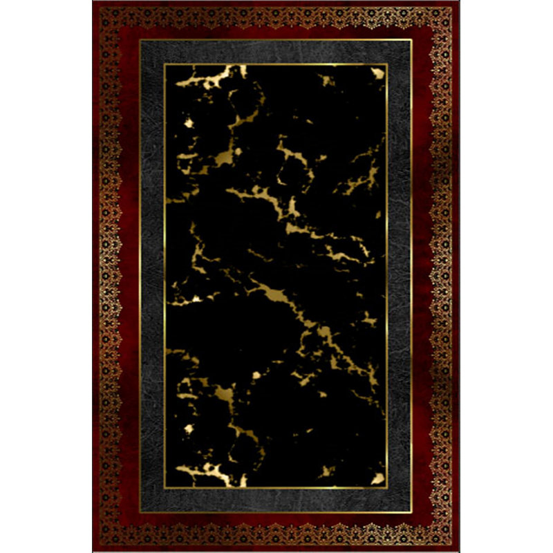 Luxueux tapis en velours imprimé en 3D, 47,2 po x 70,9 po | Tissu 100% velours, semelle 100% coton | Hauteur des poils: 0,4 po, hauteur totale: 0,5 po | Antibactérien, antidérapant, lavable à la machine | Idéal pour décorer un salon ou une chambre à coucher