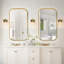 Applique murale 1 lumière Glam Gold