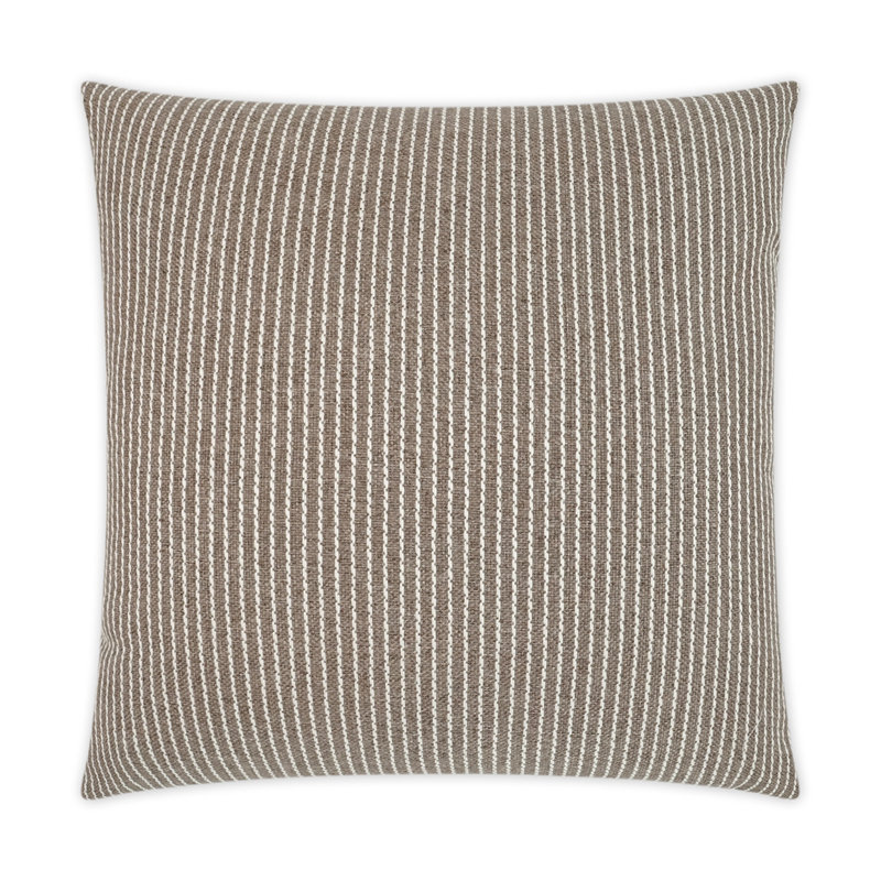 Linus Indoor/Outdoor Pillow Cover & Insert, Square 22", Graphite