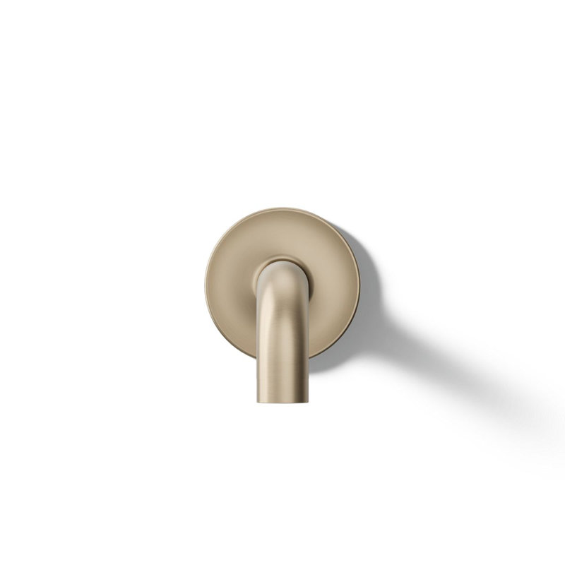 Purist® Wall Mounted Tub Spout, Vibrant Brushed Bronze