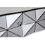 112cm Glass Top Console Table