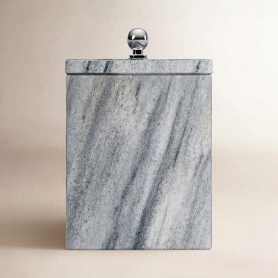 Graciela Marble Bathroom Storage Container