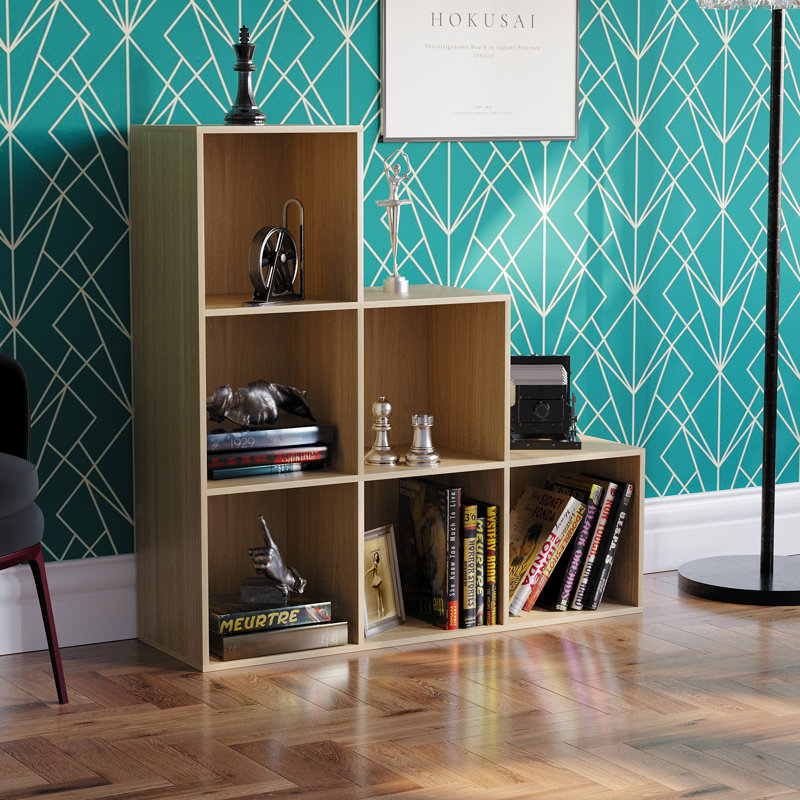 96.5cm H x 96.5cm W Bookcase, Oak
